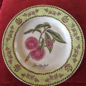 Portmeirion Grimwoods Royal George Peach Hanging Plate